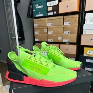 adidas Shoes Adidas Nmd R V2 Signal Green Poshmark
